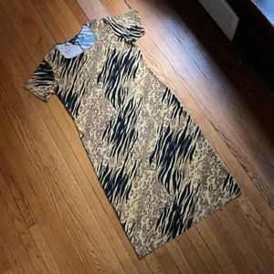 Vintage 1990s Leopard / Tiger Cat Dress